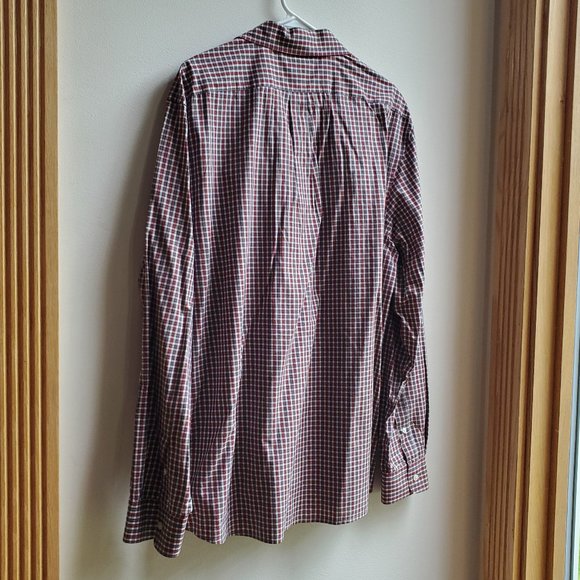 NWOT GAP 100% Cotton Fitted Plaid Shirt Size XL - Picture 11 of 16